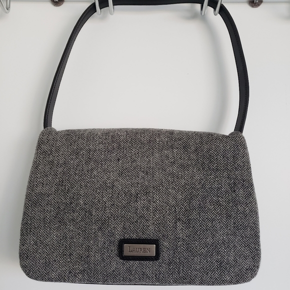Lauren Ralph Lauren Tweed Shoulder Bag - Picture 1 of 6